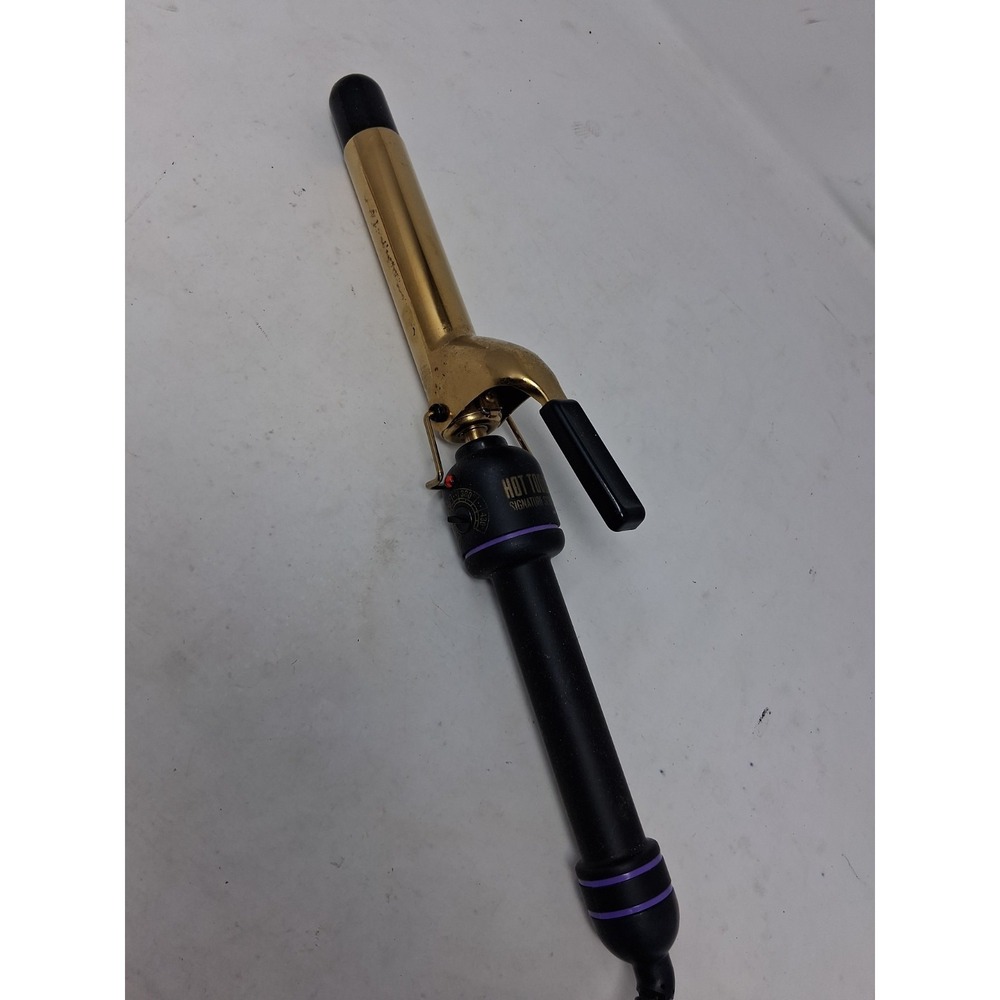 Hot Tools Signature Series HTIR1575 1½" Gold Curling Iron Voluminous Curls FrSHP